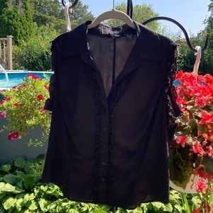 New York and company stretch XL sleeveless brown causal